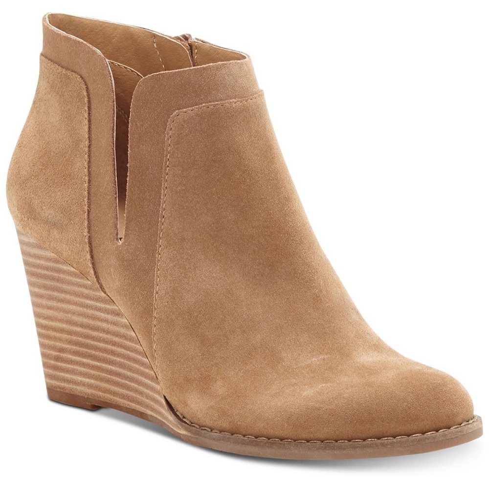 Lucky Brand Tan Ankle Booties